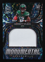 Garrett Wilson 2022 Panini Spectra Monumental Memorabilia Neon Blue #11 #46/60 RC at PristineAuction.com