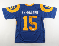 Vince Ferragamo Signed Jersey Inscribed "79 NFC Champs" (JSA) at PristineAuction.com