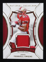 Terrell Owens 2024 Panini National Treasures Century Materials Gold #85 #32/49 at PristineAuction.com