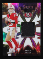 Brock Purdy 2023 Select Sparks Materials Prizm White #51 #6/75 at PristineAuction.com