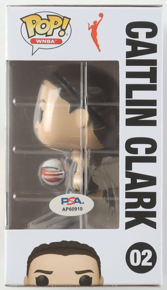 Caitlin Clark Signed Indiana Fever #02 Funko Pop! Vinyl Figure (PSA) at PristineAuction.com Caitlin Clark Signed Indiana Fever #02 Funko Pop! Vinyl Figure (PSA) at PristineAuction.com