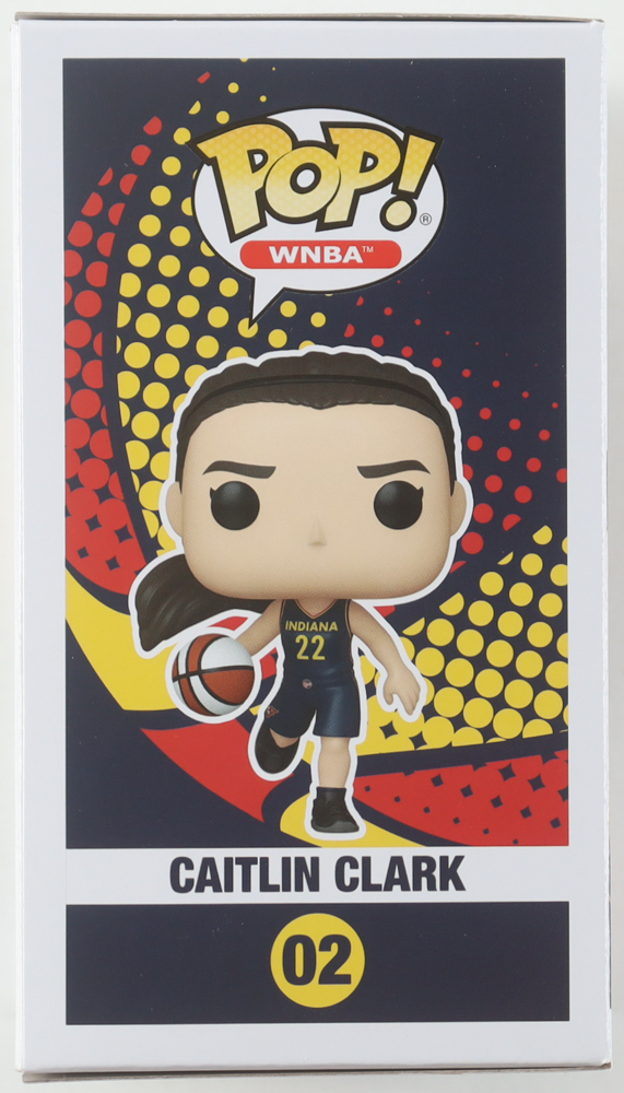 Caitlin Clark Signed Indiana Fever #02 Funko Pop! Vinyl Figure (PSA) at PristineAuction.com Caitlin Clark Signed Indiana Fever #02 Funko Pop! Vinyl Figure (PSA) at PristineAuction.com