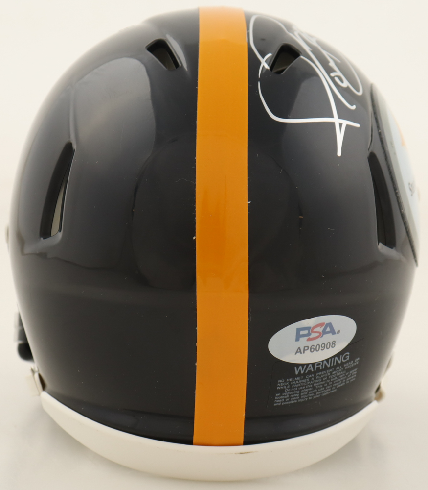Jerome Bettis Signed Steelers Speed Mini Helmet (PSA) at PristineAuction.com Jerome Bettis Signed Steelers Speed Mini Helmet (PSA) at PristineAuction.com