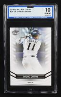 Shohei Ohtani 2018 Leaf Ohtani Draft Year #DY01 RC (ISA 10) at PristineAuction.com
