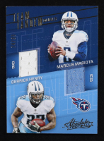 Derrick Henry / Marcus Mariota 2017 Absolute Team Tandem Jerseys #7 #74/99 at PristineAuction.com