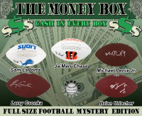 $$ THE MONEY BOX $$ Football Signed Mystery Box - Series 7 (Limited to 150) - Schwartz Sports at PristineAuction.com