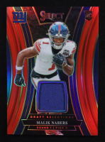 Malik Nabers 2024 Select Draft Selections Memorabilia Prizm Red #5 RC at PristineAuction.com