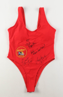 "Baywatch" Swimsuit Signed By (4) With Geena Lee Nolin, Brande Roderick, Nicole Eggert, and Angelica Bridges (JSA) at PristineAuction.com