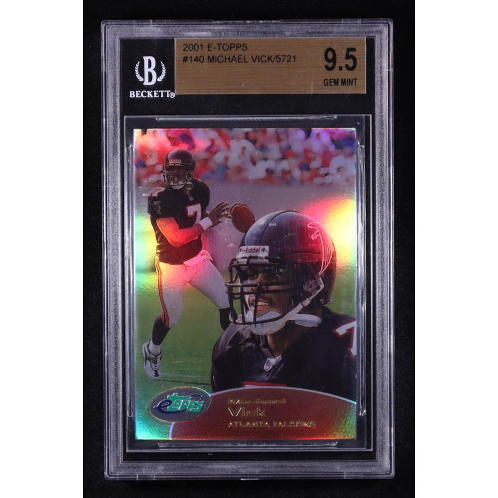 Michael Vick 2001 eTopps #140 RC (BGS 9.5) at PristineAuction.com