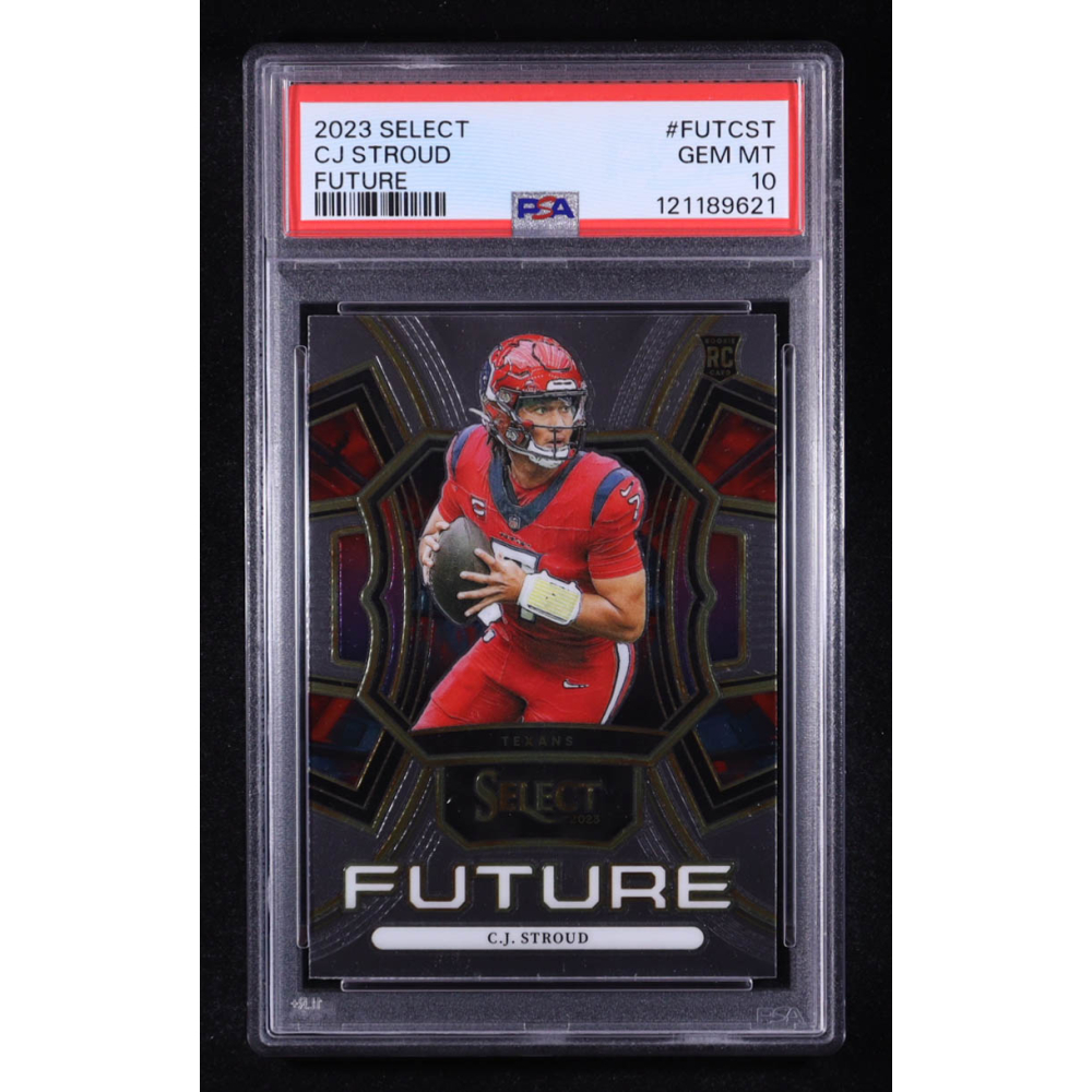 CJ Stroud 2023 Select Select Future #8 RC (PSA 10) at PristineAuction.com