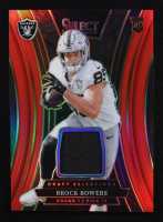 Brock Bowers 2024 Select Draft Selections Memorabilia Prizm Red #8 RC at PristineAuction.com