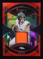 Bo Nix 2024 Select Draft Selections Memorabilia Prizm Red #3 RC at PristineAuction.com