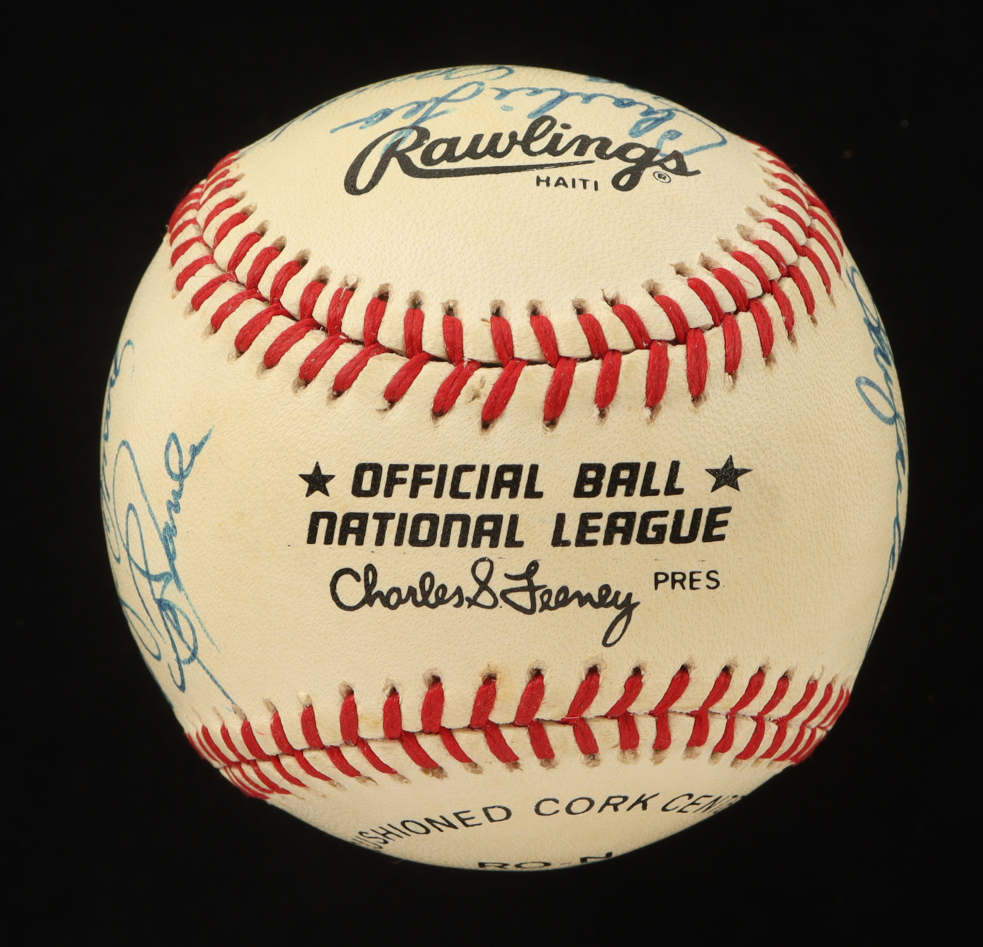 1984 Expos ONL Baseball Team-Signed By (15) With Gary Carter, Tim Raines, Charlie Lea, Mike Stenhouse (JSA) at PristineAuction.com 1984 Expos ONL Baseball Team-Signed By (15) With Gary Carter, Tim Raines, Charlie Lea, Mike Stenhouse (JSA) at PristineAuction.com