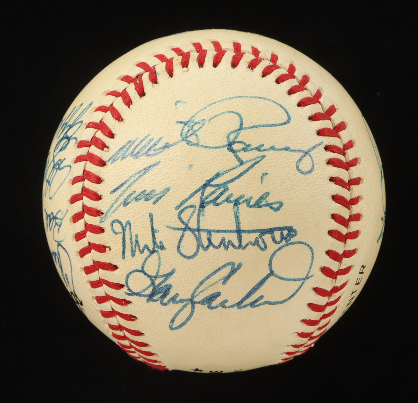 1984 Expos ONL Baseball Team-Signed By (15) With Gary Carter, Tim Raines, Charlie Lea, Mike Stenhouse (JSA) at PristineAuction.com 1984 Expos ONL Baseball Team-Signed By (15) With Gary Carter, Tim Raines, Charlie Lea, Mike Stenhouse (JSA) at PristineAuction.com