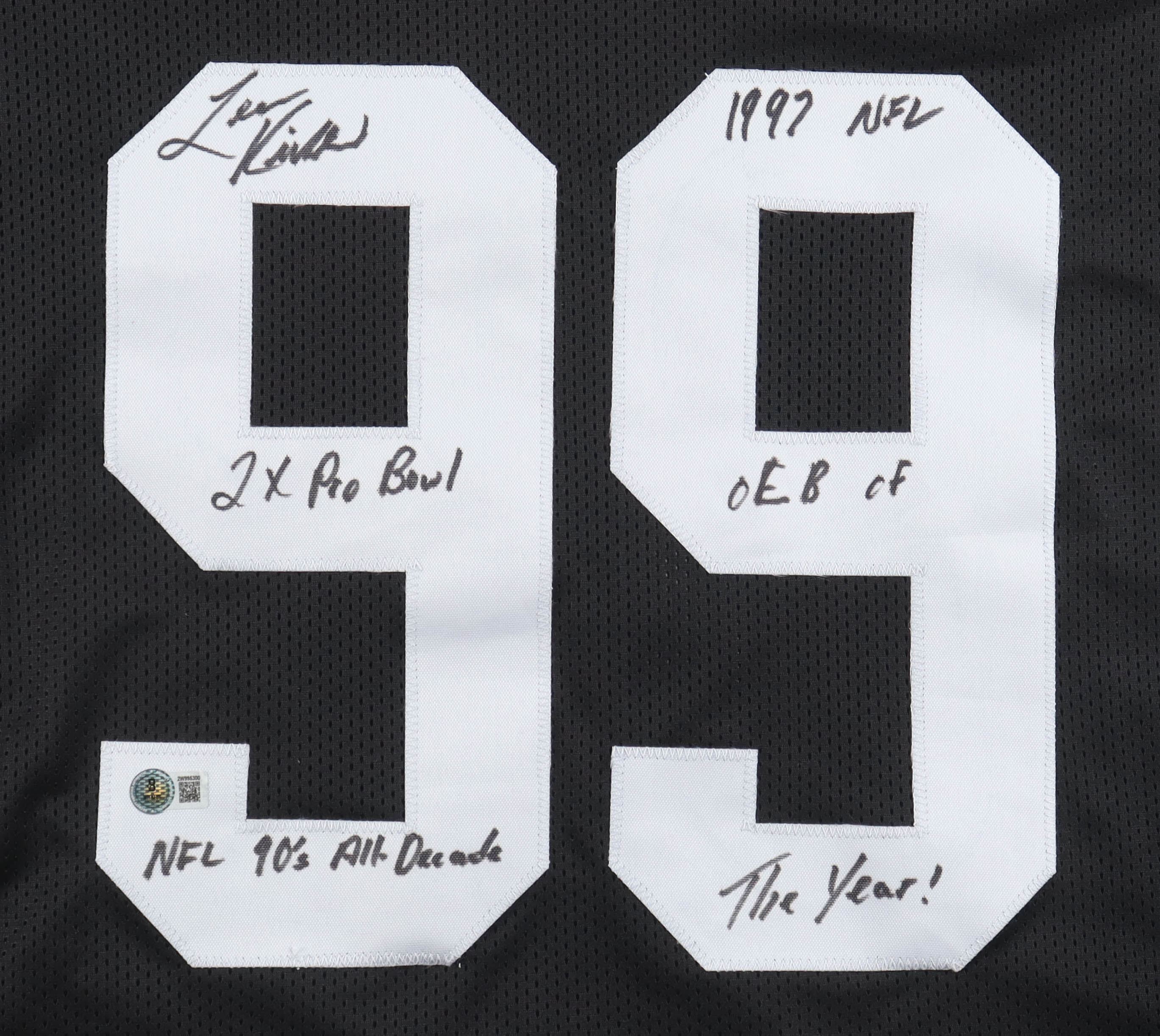 Levon Kirkland Signed Jersey With Multiple Inscriptions (Beckett) at PristineAuction.com Levon Kirkland Signed Jersey With Multiple Inscriptions (Beckett) at PristineAuction.com