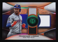 Francisco Lindor 2025 Topps Tribute Triple Relics #TTRFL #192/199 at PristineAuction.com