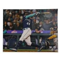 Julio Rodriguez Signed Mariners 16x20 Photo (MLB & Fanatics) at PristineAuction.com