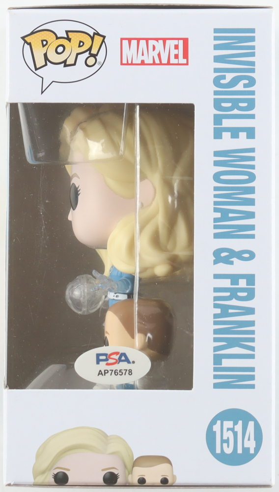 Vanessa Kirby Signed "The Fantastic 4: First Steps" #1514 Invisible Woman & Franklin Funko Pop! Vinyl Figure (PSA) at PristineAuction.com Vanessa Kirby Signed "The Fantastic 4: First Steps" #1514 Invisible Woman & Franklin Funko Pop! Vinyl Figure (PSA) at PristineAuction.com