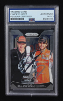 Chase Elliott / Bill Elliott Signed 2019 Panini Prizm Racing Dual #7 (PSA) at PristineAuction.com