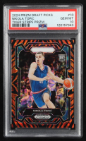Nikola Topic 2024-25 Panini Prizm Draft Picks Prizms Tiger Stripe #10 RC (PSA 10) at PristineAuction.com
