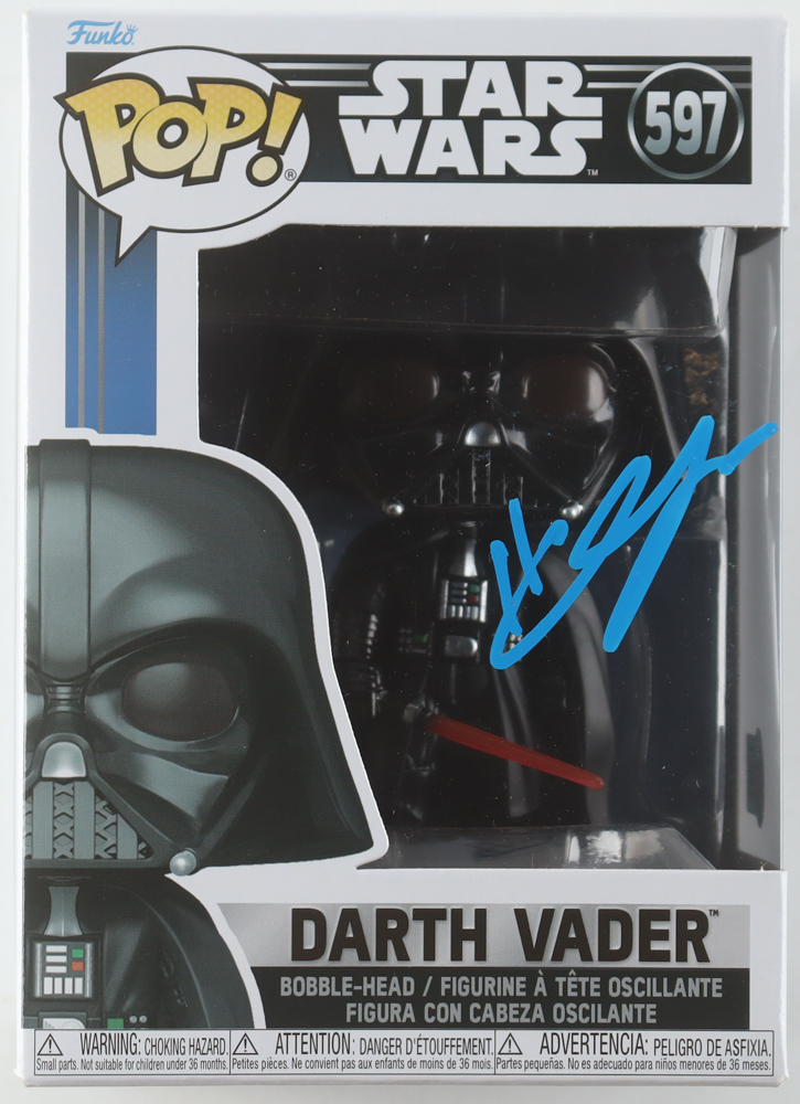 Hayden Christensen Signed "Star Wars" #597 Darth Vader Funko Pop! Bobblehead Figure (Beckett) at PristineAuction.com Hayden Christensen Signed "Star Wars" #597 Darth Vader Funko Pop! Bobblehead Figure (Beckett) at PristineAuction.com