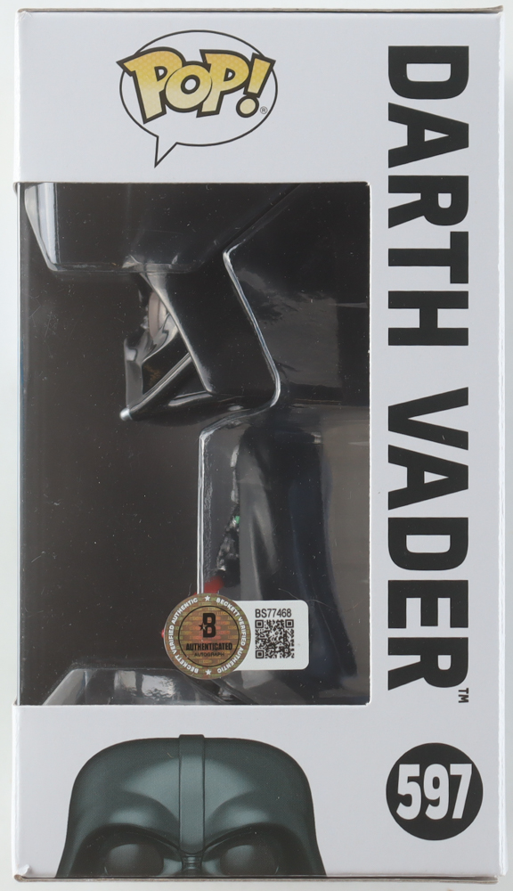 Hayden Christensen Signed "Star Wars" #597 Darth Vader Funko Pop! Bobblehead Figure (Beckett) at PristineAuction.com Hayden Christensen Signed "Star Wars" #597 Darth Vader Funko Pop! Bobblehead Figure (Beckett) at PristineAuction.com