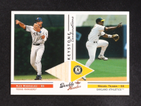 Alex Rodriguez / Miguel Tejada 2003 Fleer Double Header Keystone Combinations Memorabilia #10 Bat at PristineAuction.com