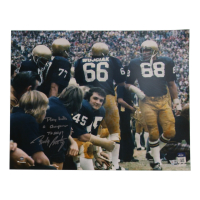 Rudy Ruettiger Signed Notre Dame Fighting Irish 16x20 Photo Inscribed "Play Like A Champion Today!" (Fanatics) at PristineAuction.com