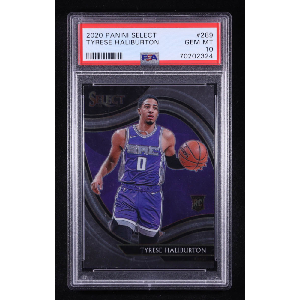 Tyrese Haliburton 2020-21 Select #289 RC (PSA 10) at PristineAuction.com