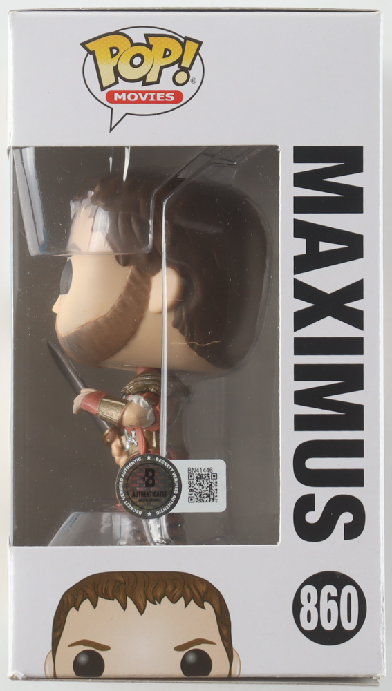 Russell Crowe Signed "Gladiator" #860 Maximus Funko Pop! Vinyl Figure (Beckett) at PristineAuction.com Russell Crowe Signed "Gladiator" #860 Maximus Funko Pop! Vinyl Figure (Beckett) at PristineAuction.com