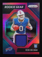 Keon Coleman 2024 Panini Prizm Rookie Gear Pink #15 RC at PristineAuction.com