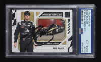Kyle Busch Signed 2024 Panini Donruss Racing Production Line #1 (PSA) at PristineAuction.com
