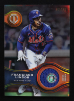 Francisco Lindor 2025 Topps Tribute Stamp of Approval Relics Gold #SOAFL #5/75 at PristineAuction.com