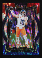 Bo Nix 2024 Select Prizm Red and Blue Shock #30 RC at PristineAuction.com