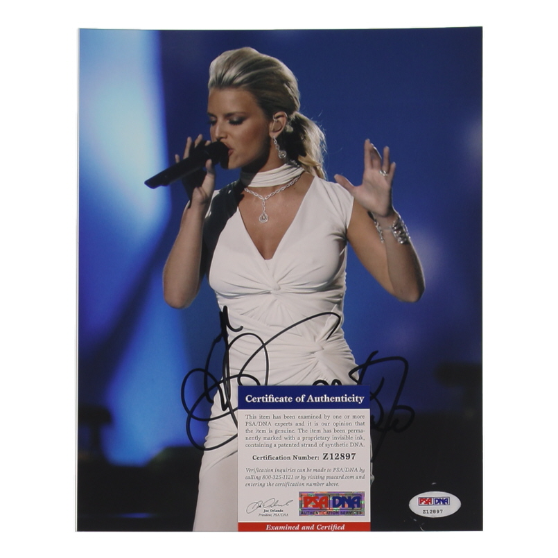 Jessica Simpson Signed 8x10 Photo (PSA) at PristineAuction.com Jessica Simpson Signed 8x10 Photo (PSA) at PristineAuction.com