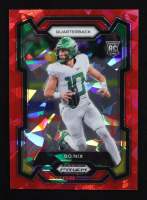 Bo Nix 2024 Panini Prizm Draft Picks Prizms Red Ice #105 RC at PristineAuction.com