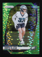Cooper DeJean 2024 Panini Prizm Prizms Neon Green Pulsar #321 RC at PristineAuction.com