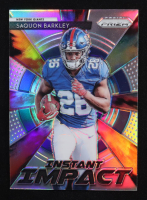 Saquon Barkley 2018 Panini Prizm Instant Impact Prizms #II2 RC at PristineAuction.com