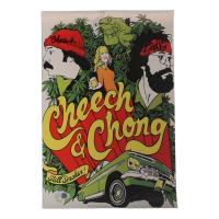 Tommy Chong & Cheech Marin Signed 8x12 Canvas (JSA) at PristineAuction.com