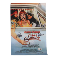 Tommy Chong & Cheech Marin Signed "Up In Smoke" 8x12 Canvas (JSA) at PristineAuction.com
