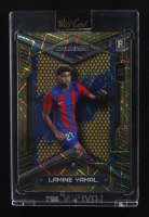 Lamine Yamal 2024 Wild Card Alumination Gold Blue #ABC-LY13 RC #1/1 at PristineAuction.com