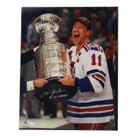 Mark Messier Signed Rangers 16x20 Photo Inscribed "94 SC Champs" (Fanatics) at PristineAuction.com