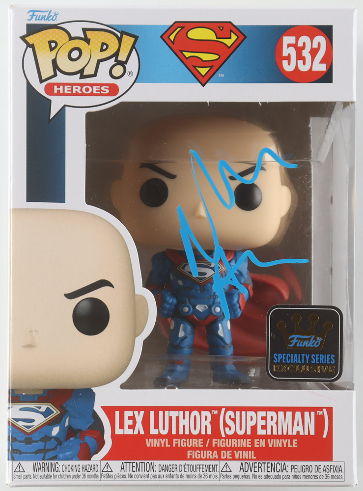 Nicholas Hoult Signed "Superman" #532 Lex Luthor (Superman) Funko Pop! Vinyl Figure (Beckett) at PristineAuction.com Nicholas Hoult Signed "Superman" #532 Lex Luthor (Superman) Funko Pop! Vinyl Figure (Beckett) at PristineAuction.com
