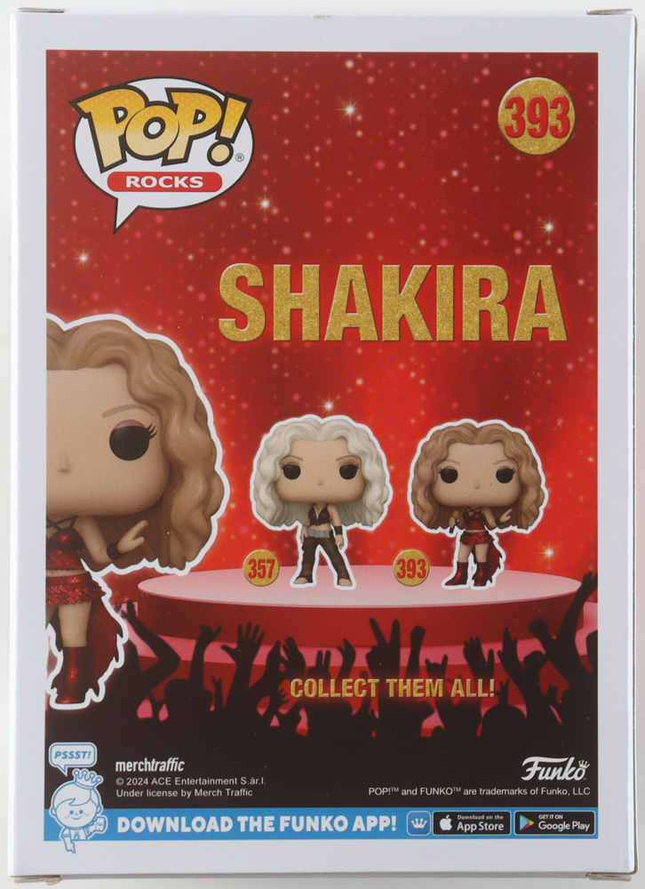 Shakira Signed #393 Shakira Funko Pop! Vinyl Figure (Beckett) at PristineAuction.com Shakira Signed #393 Shakira Funko Pop! Vinyl Figure (Beckett) at PristineAuction.com