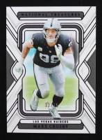 Maxx Crosby 2024 Panini National Treasures Purple #52 #31/75 at PristineAuction.com