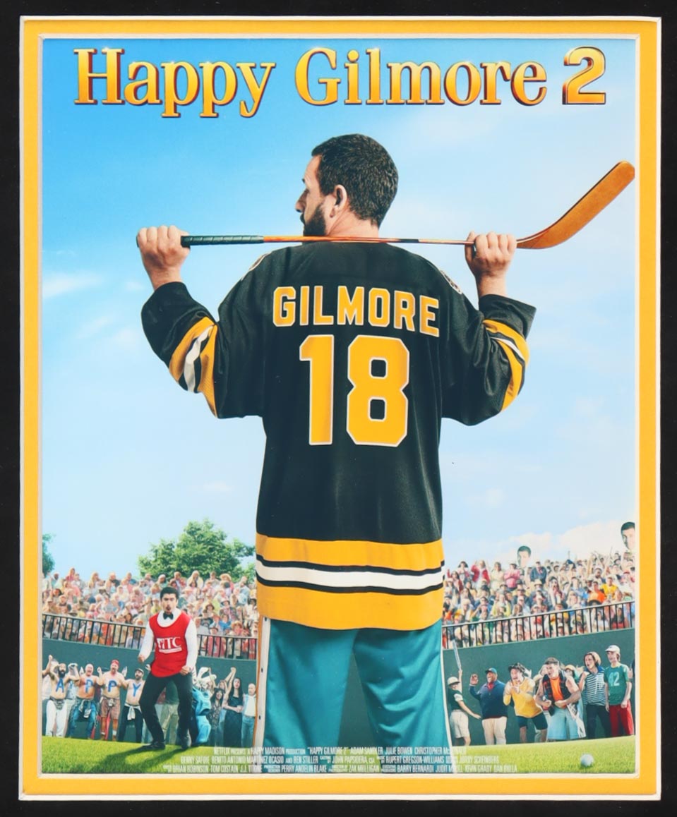 Adam Sandler Signed Custom Framed Jersey Display with Photos (PSA) at PristineAuction.com Adam Sandler Signed Custom Framed Jersey Display with Photos (PSA) at PristineAuction.com