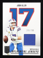 Josh Allen 2025 Elite Influential Jerseys #5 #295/799 at PristineAuction.com