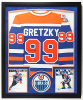 Wayne Gretsky Signed Custom Framed Jersey Display (PSA) at PristineAuction.com