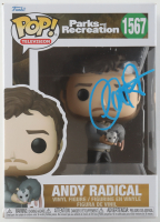 Chris Pratt Signed "Parks and Recreation" #1567 Andy Radical Funko Pop! Vinyl Figure (Beckett) at PristineAuction.com