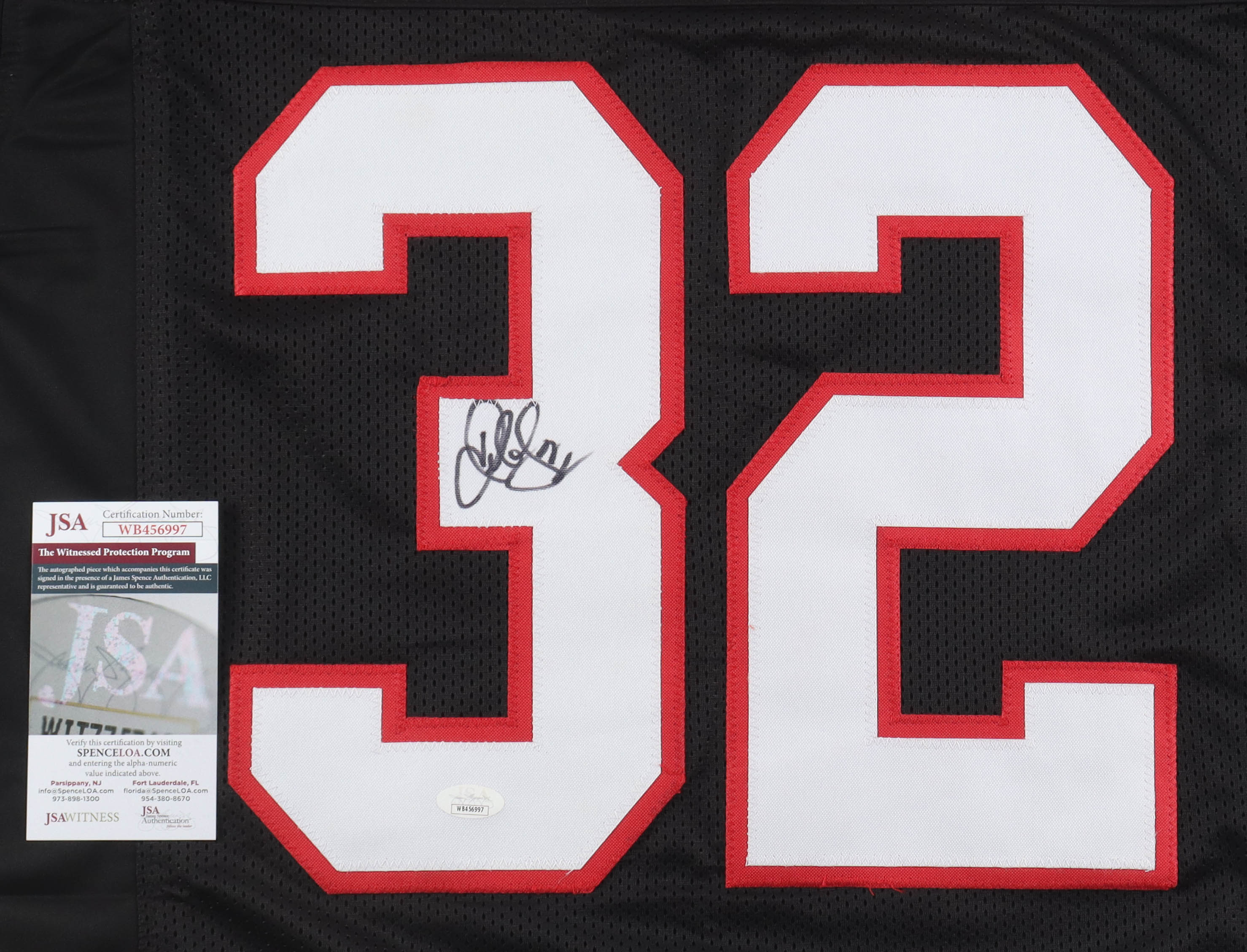 Jamal Anderson Signed Jersey (JSA) at PristineAuction.com Jamal Anderson Signed Jersey (JSA) at PristineAuction.com